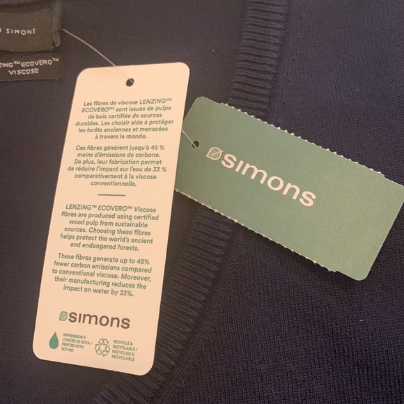 Sweater vest - Navy - Picture 6 of 9